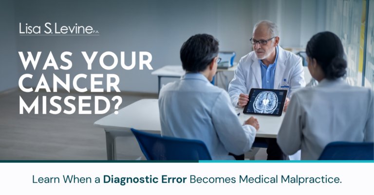 Delayed cancer diagnosis lawsuit